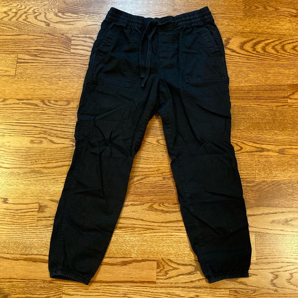 Black Gap Twill Joggers